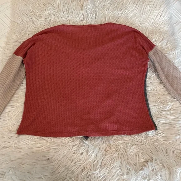 Paper Crane | Tie Front Top - Picture 11 of 12